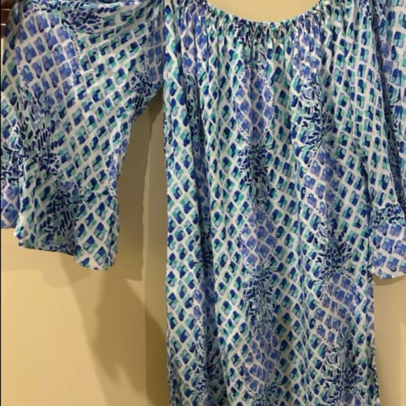 Lilly Pulitzer Nevie Off The Shoulder Dress - Picture 2 of 4